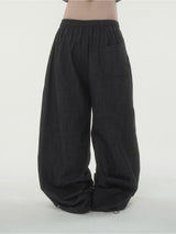 Margarine linen wide pants -4C