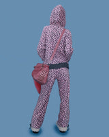 grunge pink stud bag