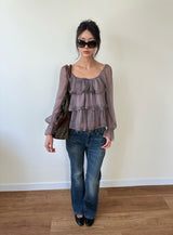 fairy ruffle blouse