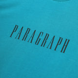 PARAGRAPH ピグメントダイドTシャツ ブルーグリーン
