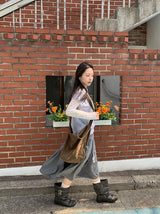 リゴンディアゴナルチェックロングスカート
