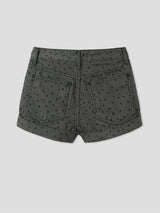 NONFADE DOT DENIM SHORTS (2C)