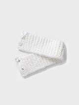 Muffler symbol knit set (White)