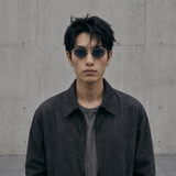 Blue Tint Oval Sunglasses
