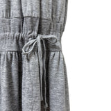 (2color) Shirring Drawstring Flare Midi Skirt
