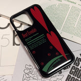 スウィートハートトリートフォンケース (Red)