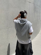 Hade 2 Way フード付きベスト 2C