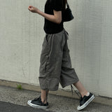 RIGHE CARGO HALF PANTS LIGHT BROWN