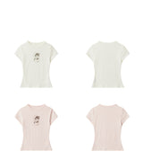 ラブリーベアクリームTシャツ 232519689