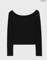 [MADE] シポリングフリースリニングボートネックロングスリーブTシャツ(Set Available)