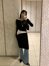 ジャービックバックロングドレス