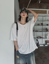 ロイディオーバーUネックショートスリーブTシャツ