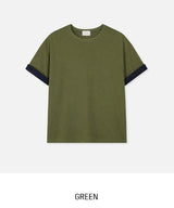 Poish Color Matching Roll-up Short Sleeve