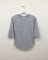 ソリッドラグラン3/4スリーブTシャツ (4color)