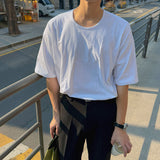 ASCLOレイヤードuネックショートスリーブtシャツ