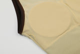 BACK RIBBON LEOTARD SWIMSUIT_Mocha
