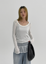 [MADE] Lojan Summer U-Neck Long Sleeve T-shirt