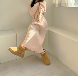 🧈🧸👼🏻🥖🥐 バタークリームフリースリーズフィットニットドレス - 3 COLOR