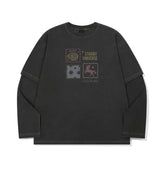 26FW★ユニ スター レイヤード ピグメント ロングスリーブ