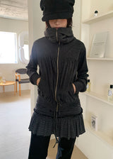 タートルシャーリングジップアップ