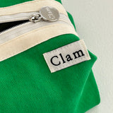 Clam ラウンドポーチ _ ヴィヴィッドグリーン