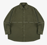  Square Pocket Overfit Corduroy Shirt