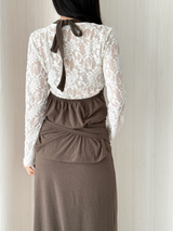 fleur lace top (2color)