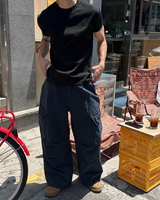 [Unisex] ダイイングタックカーゴパンツ(3color)