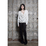 STRAP COWL TOP