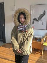 25FW★ [BAONHAUS] テンディボーダーポムマフラー