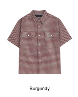 Kea Two-Pocket Crop Check Shirt