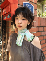 Epo Sheer Button Sleeveless (6color)