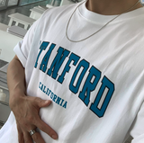  Urban Stanford Lettering Over Short Sleeve