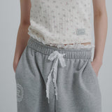 Frill Needle Pants (Grey)