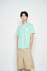 25SS MIX TYPE GRAPHICS SHORT SLEEVE T-SHIRT EMERALD GREEN