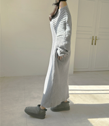 🧈🧸👼🏻🥖🥐 バタークリームフリースリーズフィットニットドレス - 3 COLOR