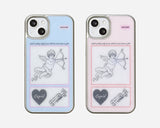[MADE] [PHONE CASE] キューピッド (ピンク)