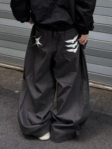 バードヒップコットンワイドパンツ