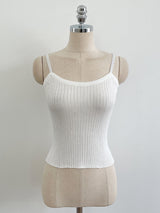 Sisle knit sleeveless wrinkle shirt set