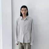 Diagonal Pocket Check Shirt