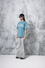 ベーシックファインブーツカットバンディドウエストパンツ (GRAY)