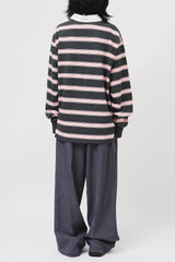 Wino Striped Rugby Top (3color)