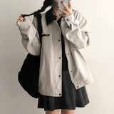 Dub boxy zipper collar jacket