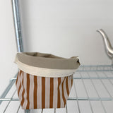 classic pouch_stripe brownpink