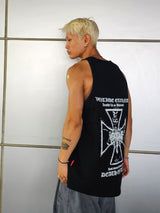 VENTIQUE skeleton sleeveless 2color