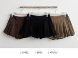 ジェトン コーデュロイ スカート パンツ プリーツ ミニスカート