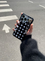 [BLACK] WHITE STARRR Tuff Bumper Case / TREEFORFIVE345