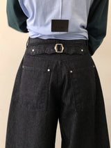 Daymon Striped Wide-Leg Pants