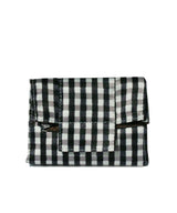 Gingham Mini Pouch - Black