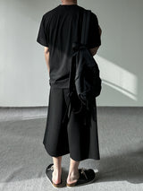 SIO two tuck bermuda sweat pants